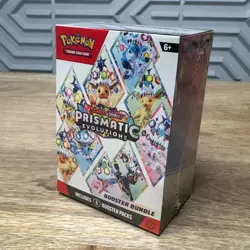 Pokemon TCG Prismatic Evolutions Booster Bundle (6 packs) Factory Sealed - NEW - Image 1