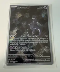 Pokemon Mewtwo 052 Scarlet & Violet Promo Holo Basic Card HP 130 2023 - Image 1