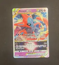 Pokemon Deoxys VSTAR SWSH268 Black Star Promo Near Mint - Image 1