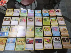 1990s vintage pokemon cards estate lot 96 cards 3 lots of 32 - Image 3