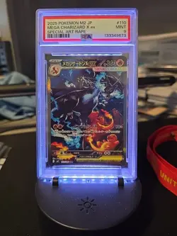 Pokemon Mega Charizard X Ex Inferno X Japanese Special Art Rare #110 PSA 9 - Image 1