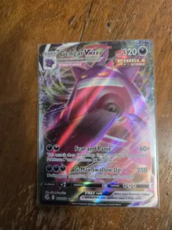 Pokemon Gengar VMAX 157/264 Fusion Strike Ultra Rare Holo Single Strike Ungraded - Image 1
