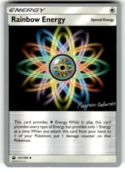 Rainbow Energy 151/168 Uncommon World Championship Decks Pokemon Near Mint - Image 1