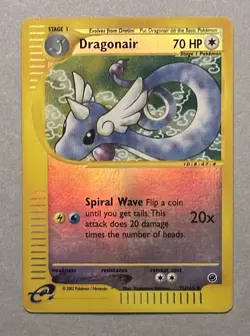 Pokemon TCG Dragonair 75/165 Expedition Reverse Holo 2002 - Image 1