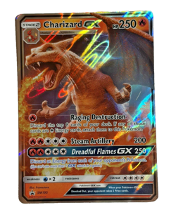 Charizard GX - SM195 - Black Star Promo - Sun & Moon - Standard Size - LP - Image 1