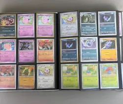 Make Offer Pokemon Scarlet & Violet 151 9-Pocket Binder Mew Incomplete Set 500+ - Image 4