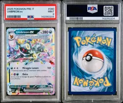 POKEMON PSA 9 UMBREON EX FULL ART 060/131 EVOLUZIONI PRISMATICHE ITALIANO 2025 - Image 3