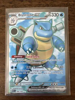 Pokemon TCG - S&V 151 - 184/165 Blastoise ex - Ultra Rare - NM/M - Image 1