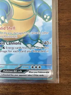 Pokemon TCG - S&V 151 - 184/165 Blastoise ex - Ultra Rare - NM/M - Image 4