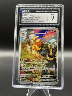 Pokemon Pyroar Sv02: Paldea Evolved 200/193 Illustration Rare Holo CGC 9 2023 - Image 1