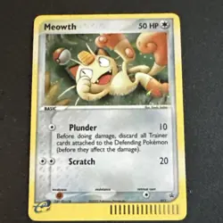 Pokemon TCG Meowth Nintendo Promo Holo 013 WOTC NM+ - Image 1