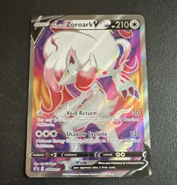 Pokemon TCG Hisuian Zoroark V Promo Holo SWSH297 Sword & Shield 210 HP - Image 1