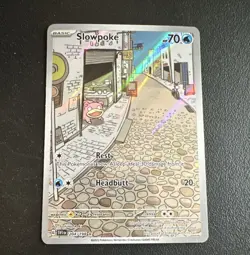 Pokemon TCG Slowpoke Scarlet & Violet Base Set Full Art Holo 204/198 English - Image 1