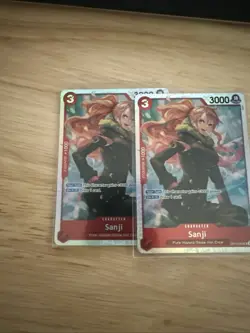 One Piece CCG Sanji OP10-005 SR Royal Blood Card NM Condition - Image 1