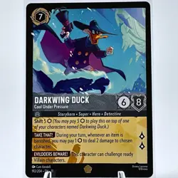 Darkwing Duck Cool Under Pressure 192/204 Lorcana Winterspell NM Disney - Image 1