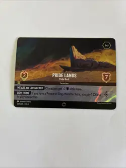 Disney Lorcana Pride Lands Pride Rock Enchanted Pack Fresh Into Protection - Image 1
