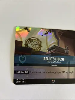 Disney Lorcana Belle's House, Maurice's Workshop Enchanted Pack Fresh - Image 5
