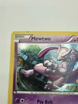 Mewtwo XY100 Holo Promo Pokemon Card 2015 Black Star Promo Near Mint - Image 2