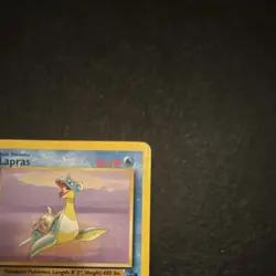 Pokemon Lapras Fossil 1st Edition Rare 25/62 1999 80 HP English Card 💎MINT REAL - Image 4