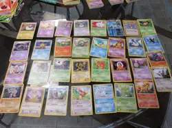 vintage pokemon cards estate lot 96 cards 3 lots of 32 - Image 3