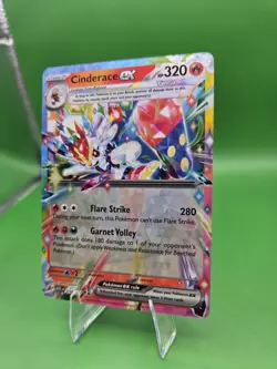 Cinderace EX Full Art Holo 38/217 Ultra Rare Pokemon Card Ascended Heroes - Image 3