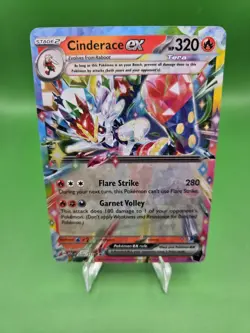 Cinderace EX Full Art Holo 38/217 Ultra Rare Pokemon Card Ascended Heroes - Image 4