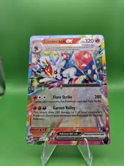 Cinderace EX Full Art Holo 38/217 Ultra Rare Pokemon Card Ascended Heroes - Image 5