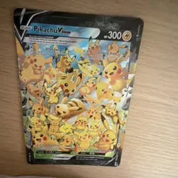Pokemon Pikachu V-Union Jumbo Full Art Holo Promo Card SWSH141 - Image 5