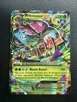 Pokemon TCG M Venusaur EX Ultra Rare Card 2/83 - Image 1