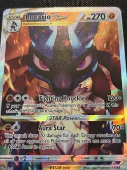 Lucario VSTAR SWSH291 SWSH: Sword & Shield Promo Cards Holo - Image 1