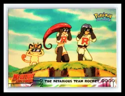 Pokemon Topps Trading Card Mew Two Strikes Back #12 The Nefarious Team Rocket - Image 1