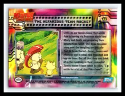 Pokemon Topps Trading Card Mew Two Strikes Back #12 The Nefarious Team Rocket - Image 2