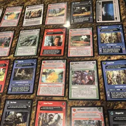 84 Decipher 1999 Star Wars Card Lot Unplayed Cards - Image 5