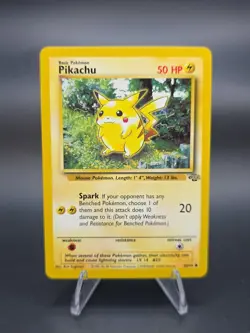 Pikachu - 60/64 -[LP]- 1st Edition Jungle Pokemon TCG - Image 2