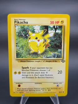 Pikachu - 60/64 -[LP]- 1st Edition Jungle Pokemon TCG - Image 3