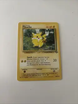 Pokemon TCG Jungle Pikachu Card 60/64 1st Edition - Image 1
