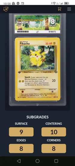 Pokemon Pikachu #60/64 From 1st Edition Jungle Set 1999 - Image 4