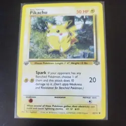Pikachu 60/64 Pokemon TCG 1st Edition Jungle - Image 1