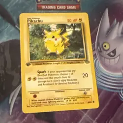 Pokemon 1st Edition Jungle Pikachu 60/64 NEAR MINT - Image 1