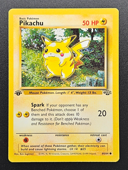 Pokemon TCG: Pikachu 1st Edition 60/64 Jungle LP - Image 2