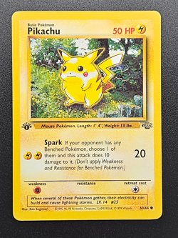 Pokemon TCG: Pikachu 1st Edition 60/64 Jungle LP - Image 2