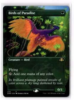 Birds of Paradise (Borderless) 439 Dominaria Remastered Normal NM - Image 1