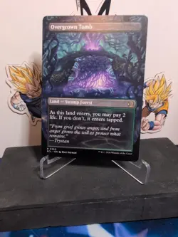 Magic the Gathering Lorwyn Eclipsed Overgrown Tomb R 0350 Borderless - Image 2