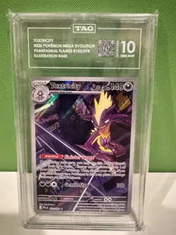 Toxtricity 103/094 Pokemon Me02: Phantasmal Flames Illustration Rare TAG 10 - Image 3