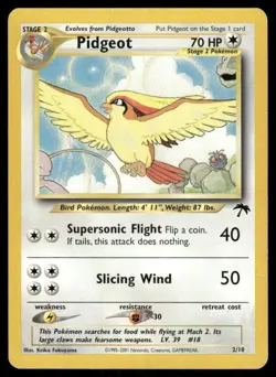 Pokemon Cards Pidgeot 2/18 Southern Islands HP - Image 1