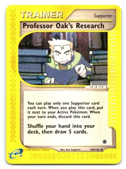 Professor Oak's Research Pokemon Uncommon Expedition 149/165 - Image 1