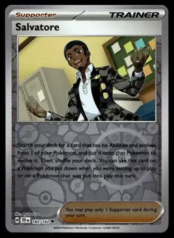 SALVATORE 160/162 UNCOMMON TEMPORAL FORCES POKEMON - Image 1