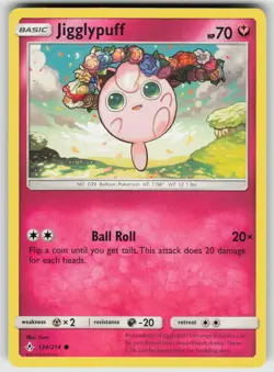 Jigglypuff Common SM - Unbroken Bonds 134/214 Pokemon - Image 1