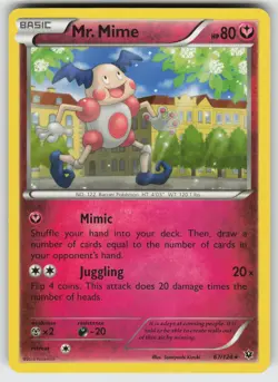 Mr. Mime Rare XY - Fates Collide 67/124 Pokemon - Image 1