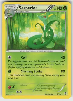 Serperior Rare XY - Fates Collide 7/124 Pokemon - Image 1